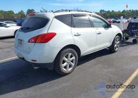2009 Nissan Murano S z USA, uszkodzony, nr VIN JN8AZ18U69W013826